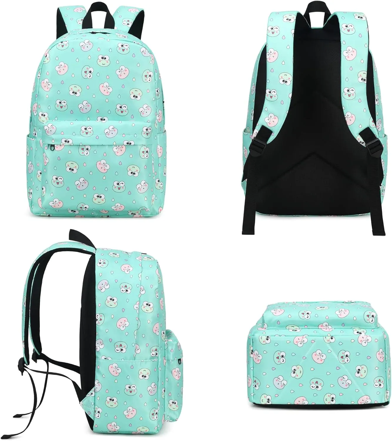 School Backpack for Girls, Kids Teens School Bags Bookbags Set with Lunch Bag Pencil Bag