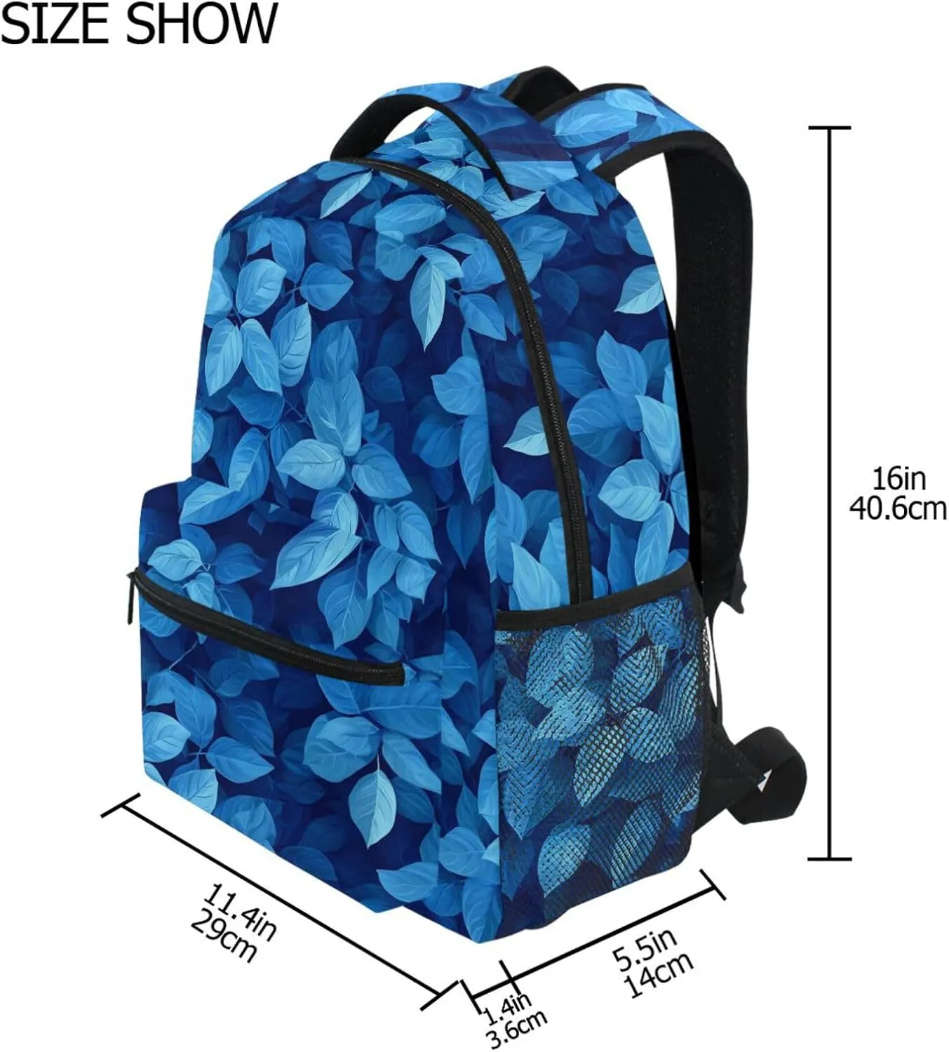 School Backpack for Men and Women Waterproof Diaper Bag Backpack with Chest Strap Gift Men & Women Kudzu Personalized Style