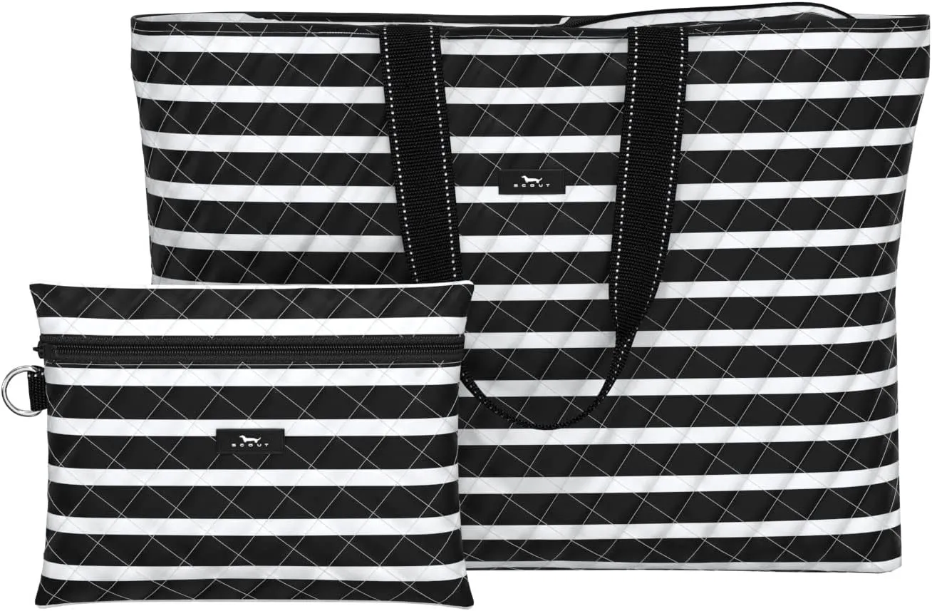 SCOUT Plus 1 Foldable Travel Bag, 2 Bags in 1, Tote Folds into Zipper Pouch