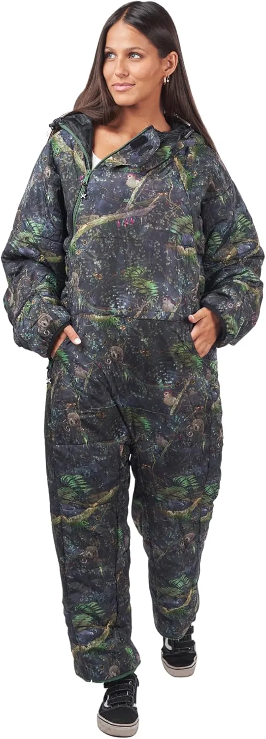 Selk'bag Lite Wearable Sleeping Bag - Outdoor and Indoor Sleeping Bags for Camping, Hiking, Travel, and Backpacking w/ Stuff Sack - Lightweight Sleeping Bag Suit - Temp Rating 48-55 degrees F
