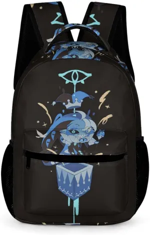 sha_dow Blue milk Backpack Large Capacity Laptop Bags Lightweight Multifunction Daypack for Daily/Work/Sport