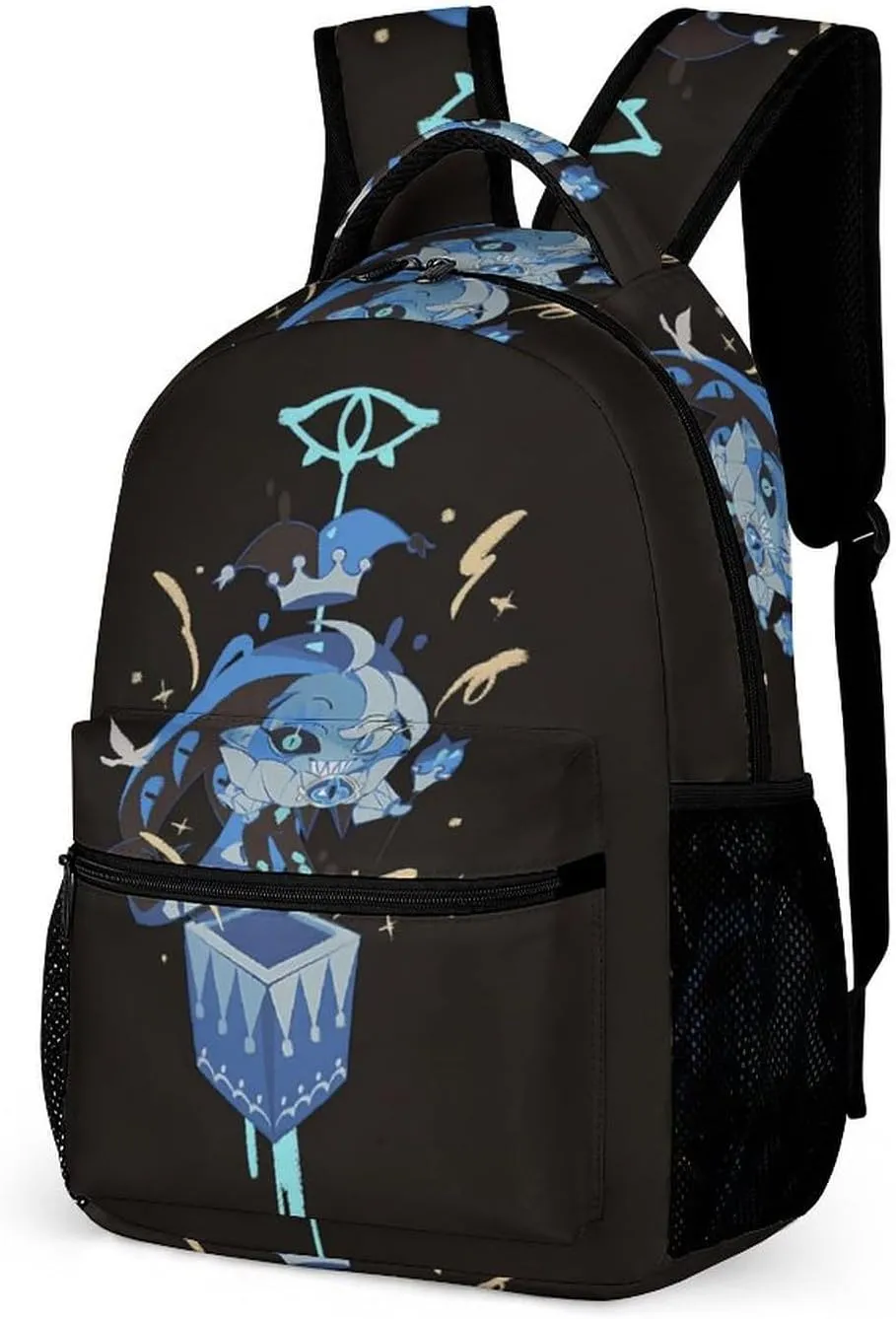 sha_dow Blue milk Backpack Large Capacity Laptop Bags Lightweight Multifunction Daypack for Daily/Work/Sport
