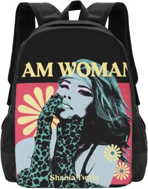 Shania Great Artist Twain Laptop Backpack Gym Bags Business Backpack Cozy Travel Bags Unisex Adult Casual Daypack for Beach Computer Bag