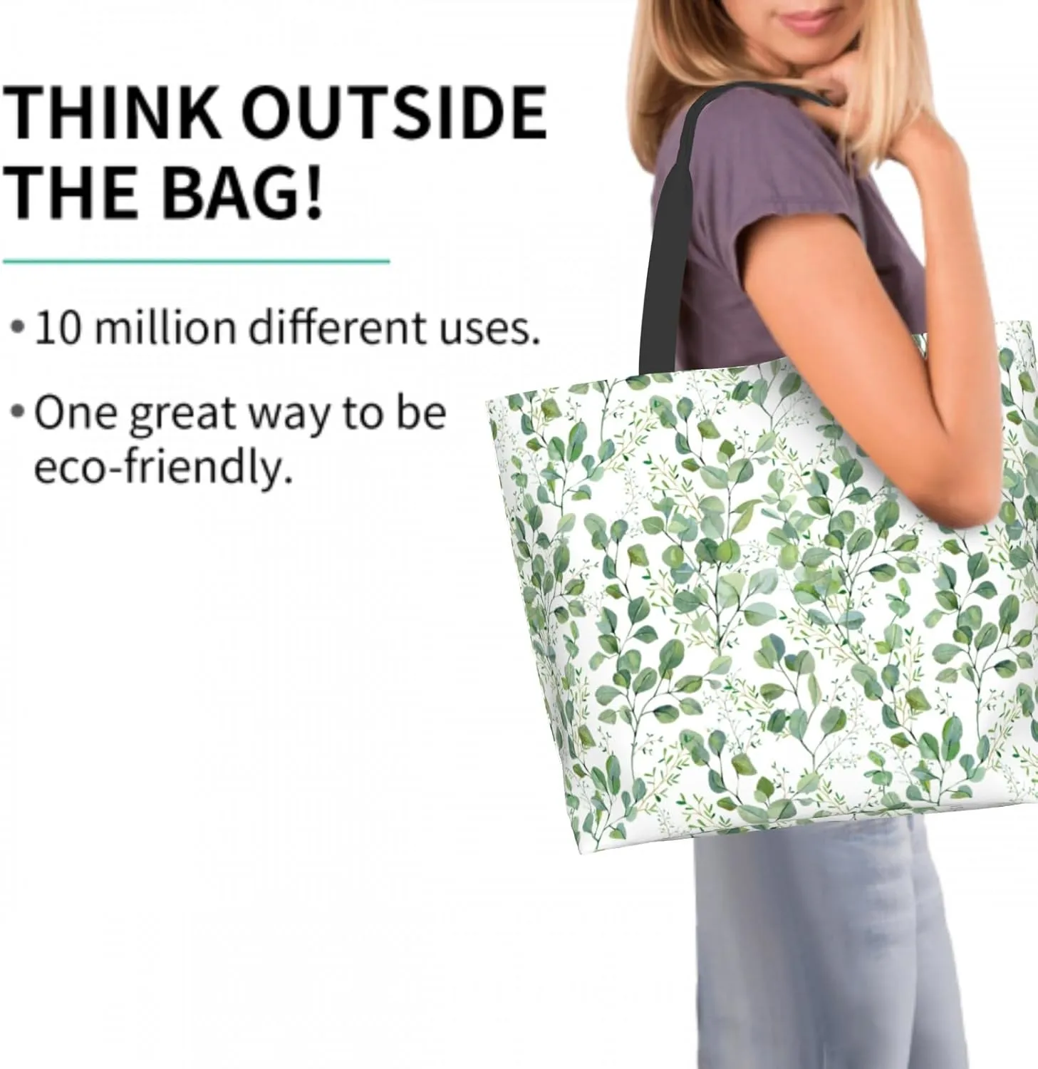 Shoulder Bag Large Reusable Eco-friendly Shopping Bags Portable Storage Handbag