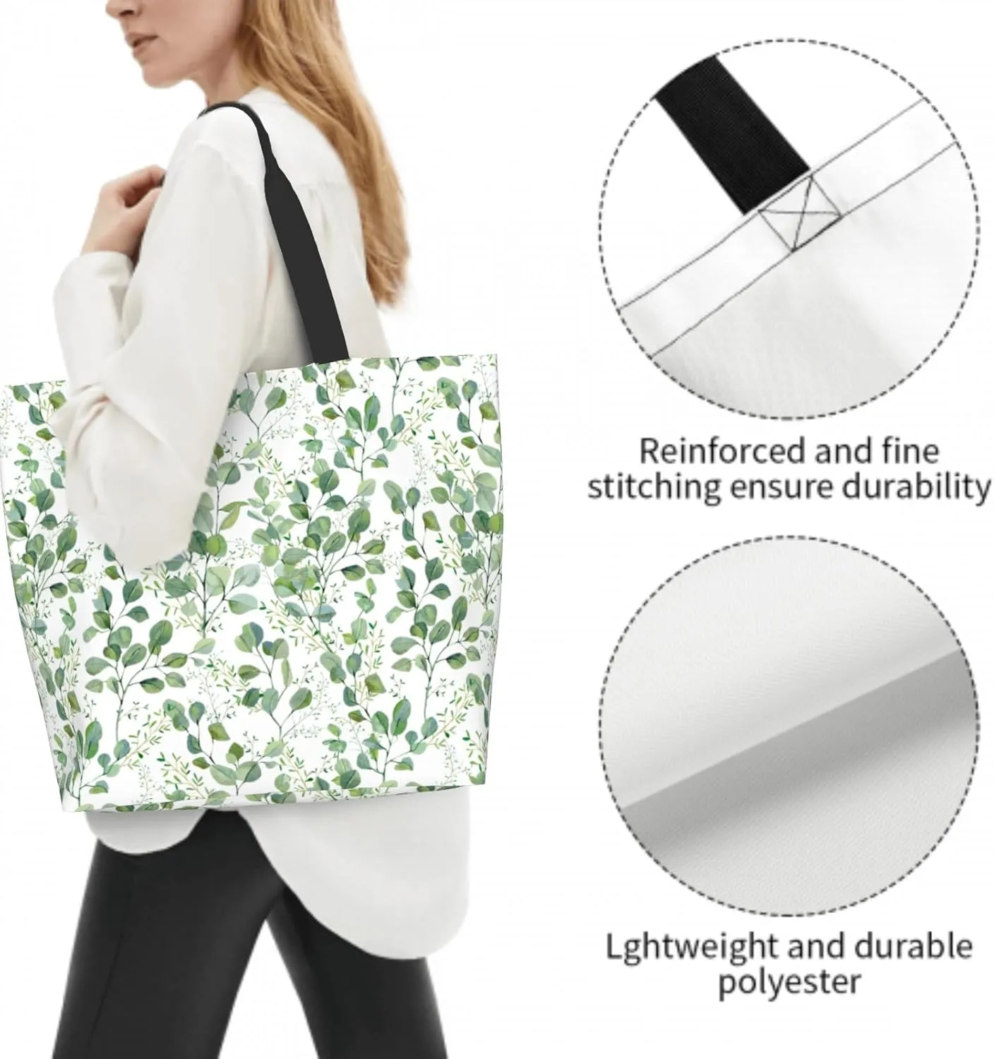 Shoulder Bag Large Reusable Eco-friendly Shopping Bags Portable Storage Handbag
