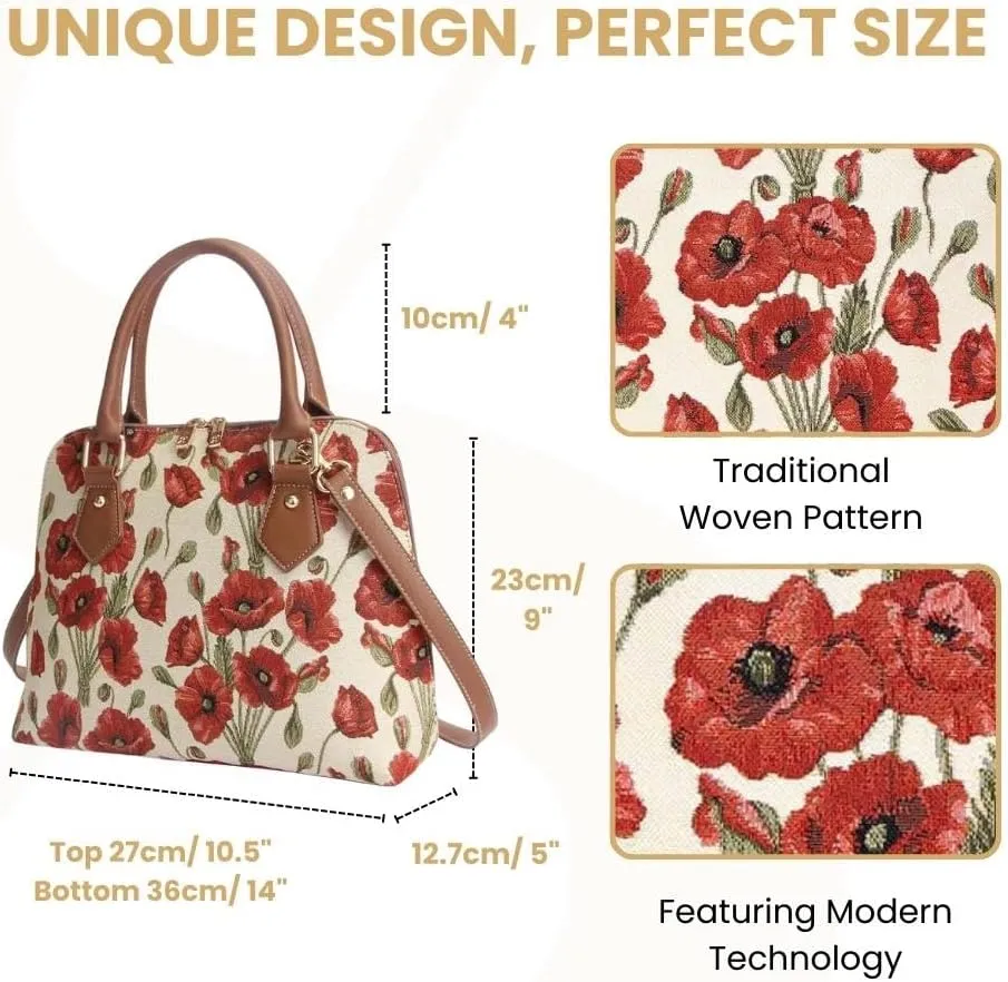 Signare Tapestry Hand & Shoulder Bag for Women |Fashionable Cross Body bag Purses for Woman |Satchel Bag for Women Girls Teen