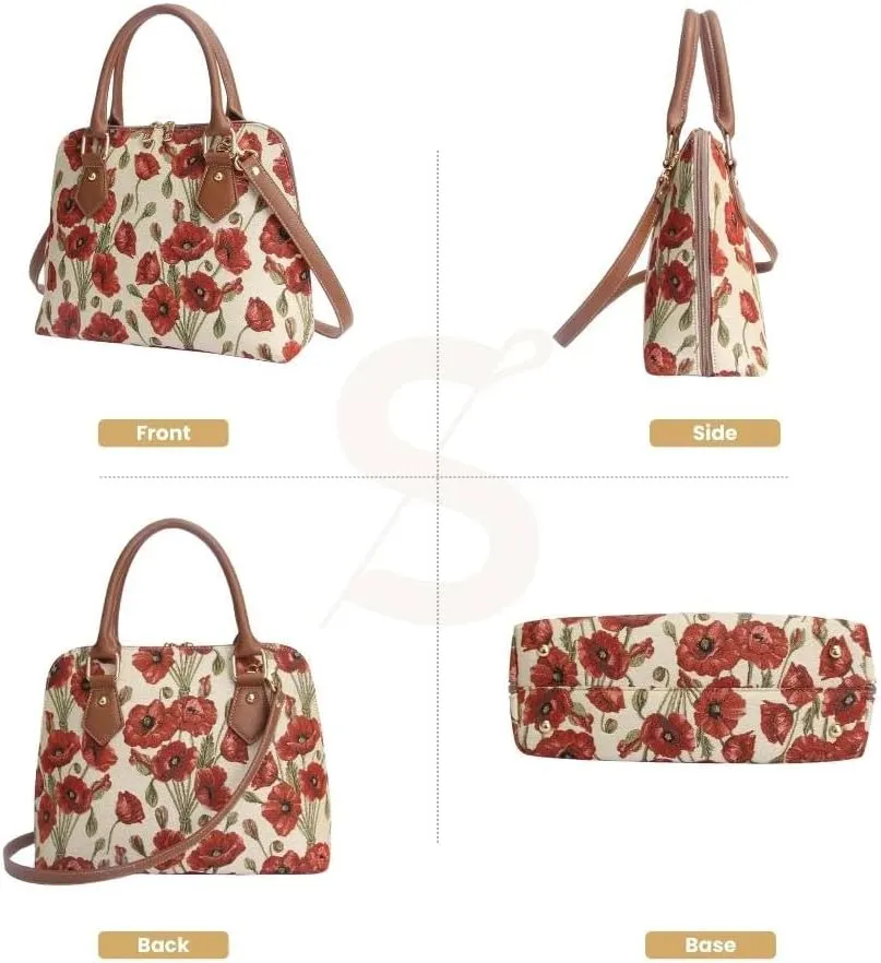 Signare Tapestry Hand & Shoulder Bag for Women |Fashionable Cross Body bag Purses for Woman |Satchel Bag for Women Girls Teen