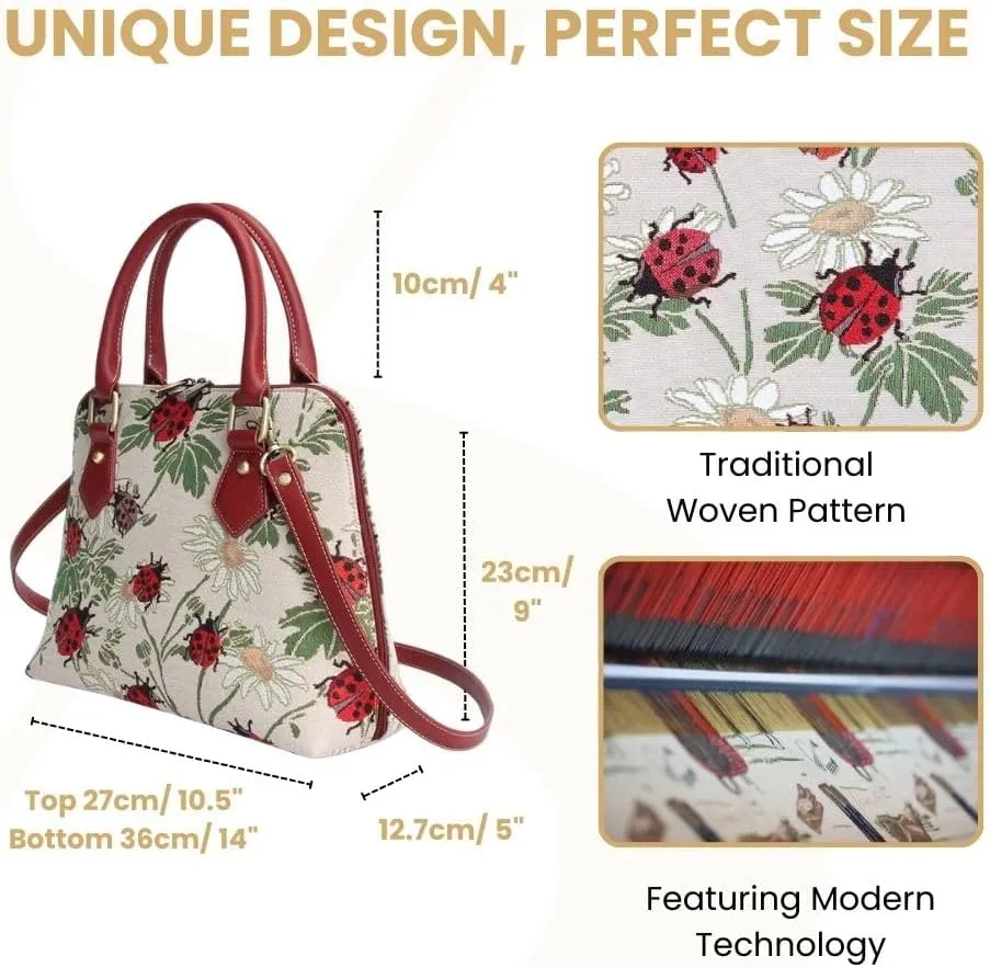 Signare Tapestry Hand & Shoulder Bag for Women |Fashionable Cross Body bag Purses for Woman |Satchel Bag for Women Girls Teen