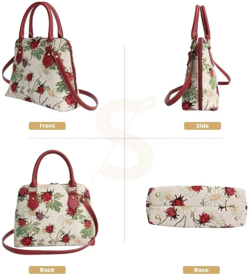 Signare Tapestry Hand & Shoulder Bag for Women |Fashionable Cross Body bag Purses for Woman |Satchel Bag for Women Girls Teen