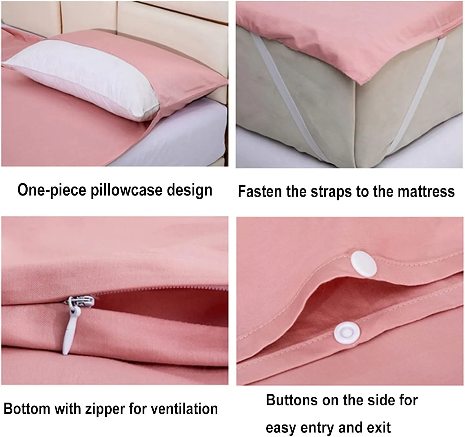 Sleeping Bag Liners Pink Cotton Sleeping Bag Liner, Camping Travel Sheets Compact All Season Sleeping Bag, Hotel Dustproof Sleeping Bag Sheets, Easy to Wash (Size : 80x210cm/31.49x82.67in)