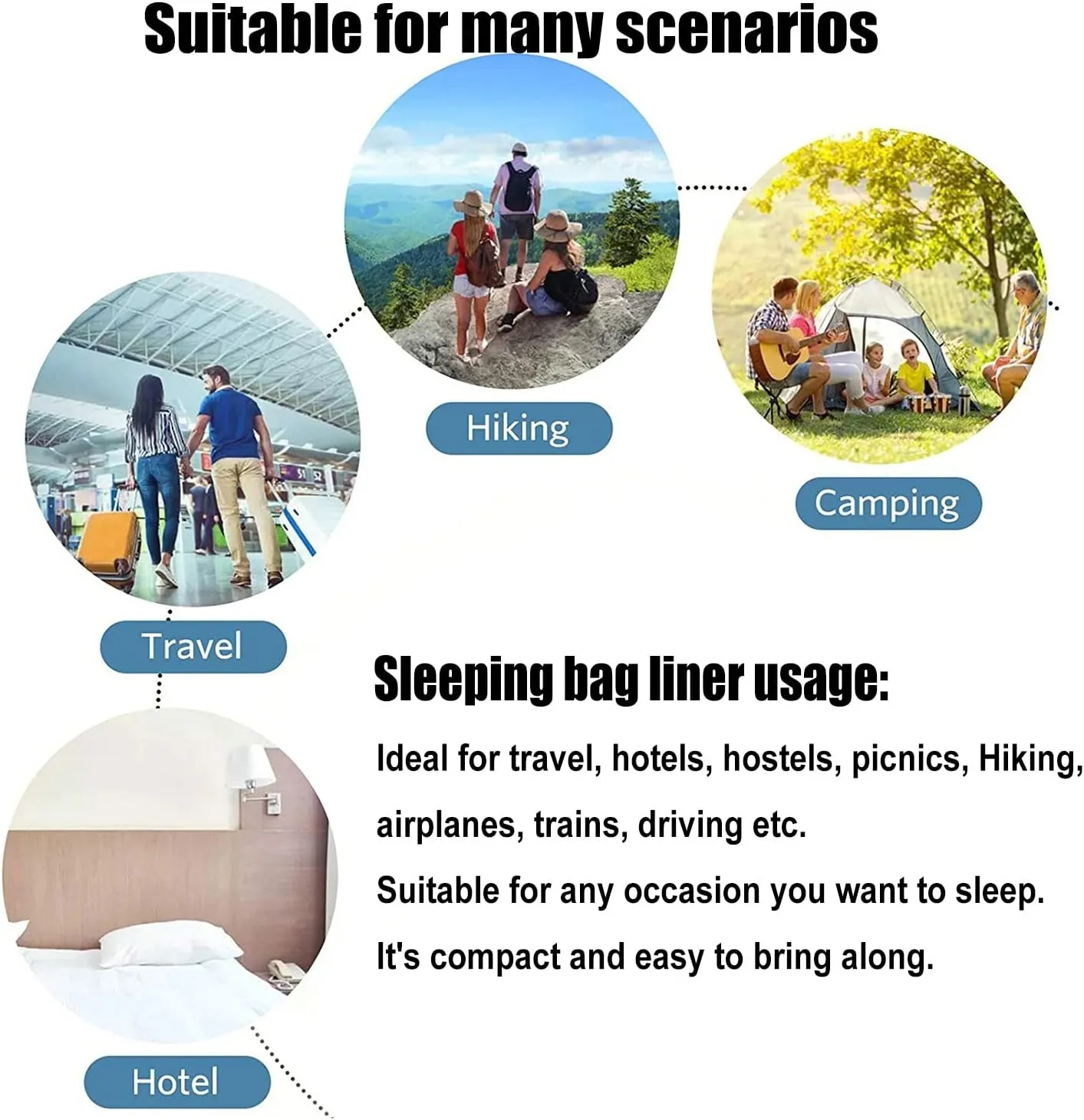 Sleeping Bag Liners Pink Cotton Sleeping Bag Liner, Camping Travel Sheets Compact All Season Sleeping Bag, Hotel Dustproof Sleeping Bag Sheets, Easy to Wash (Size : 80x210cm/31.49x82.67in)