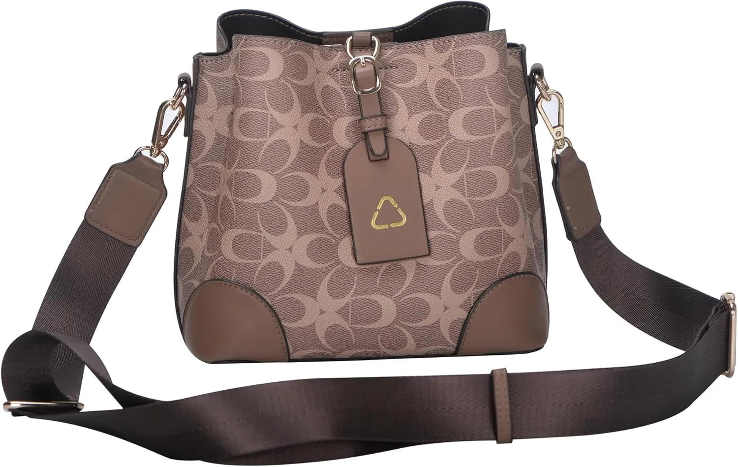 Small Crossbody Bags for Women - Artificial Leather Purse Handbag - Fashion Design - Golden Buckle