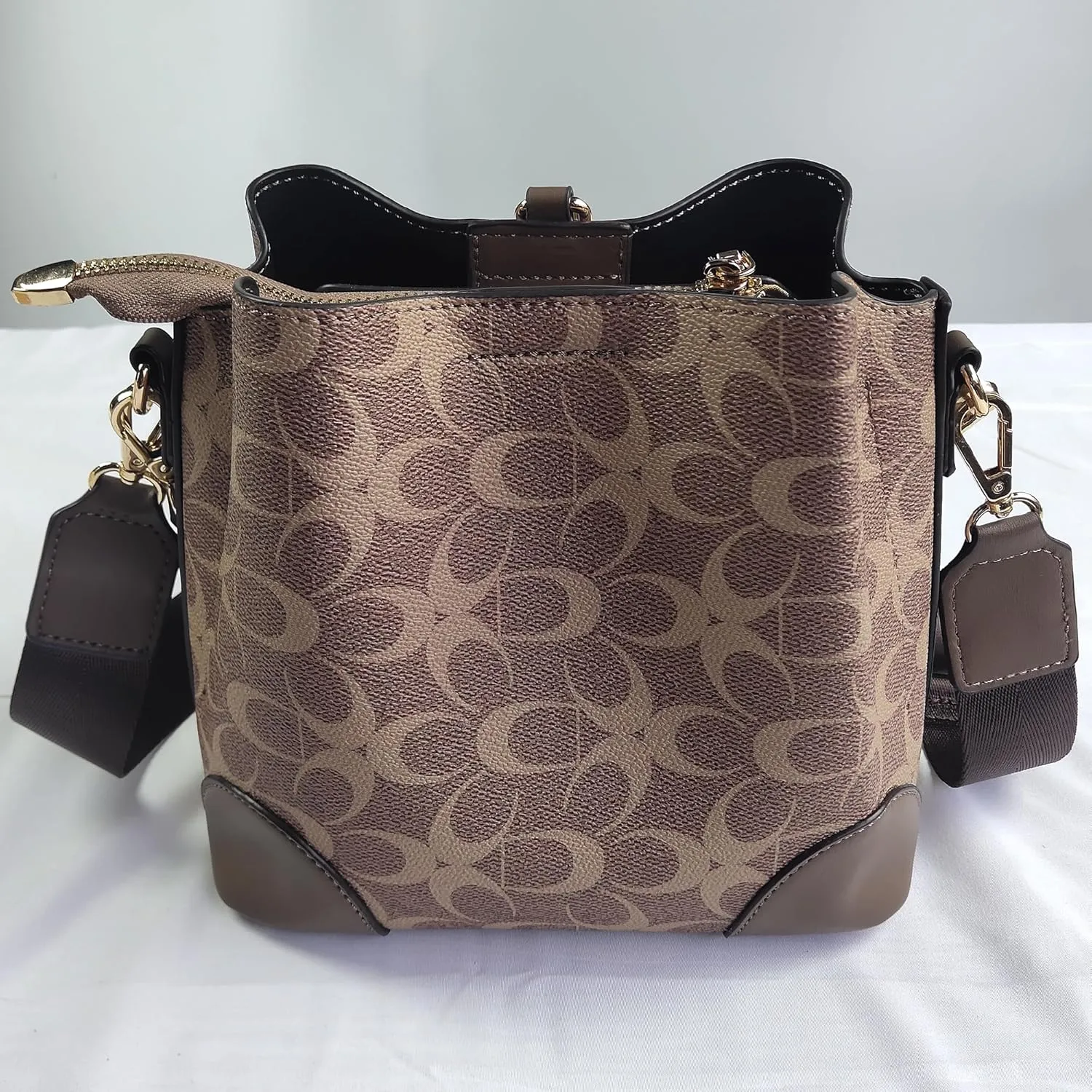 Small Crossbody Bags for Women - Artificial Leather Purse Handbag - Fashion Design - Golden Buckle