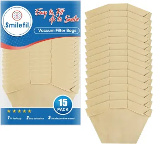 Smilefil 15 Pcs Replacement Type BP Bags Fits for Hoover C2401 Shoulder Vac and BackPack Vacuum Cleaner, Replace Part #401000BP 1KE2103000 41240202