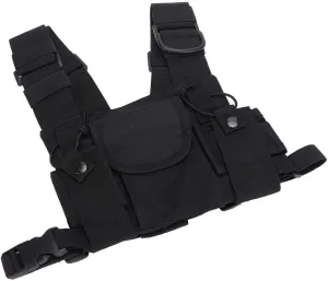Socobeta Radio Walkie Talkie Chest Pocket Harness Bags Pack Backpack Holster High Qualit Front Pack Pouch