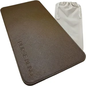 Speedy 25 Base Shaper, Brown Bag Shaper for LV Speedy Bags and other LV Totes, Vegan Leather (Brown, Speedy 25)