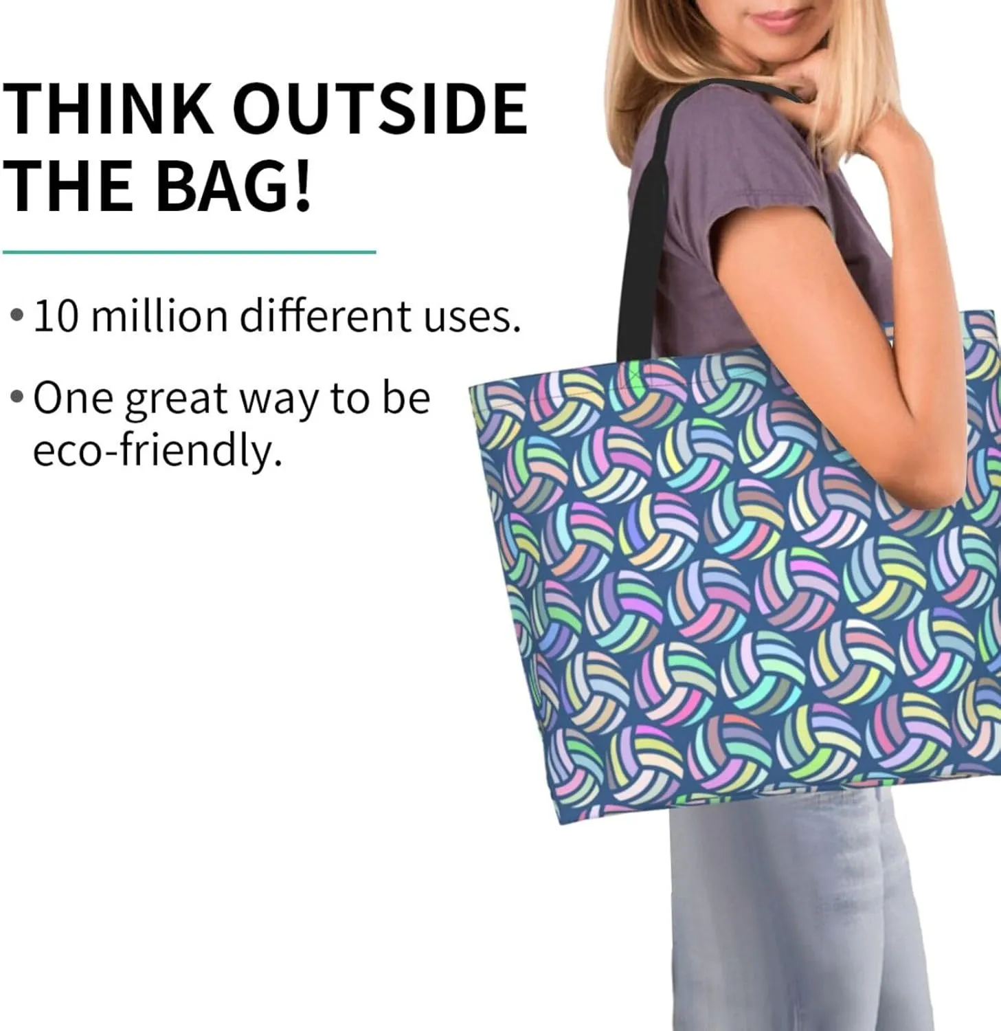 Sport Soccer Large Tote Bag Simple Casual Portable Shoulder Bags Reusable Grocery Handbag For Women Gym Travel
