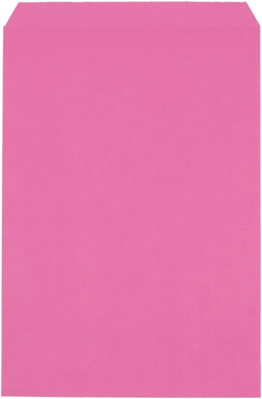 SSWBasics Small Magenta Paper Merchandise Bags - Bulk Pack of 500 - Vibrant and Versatile for Retail, Events, and More