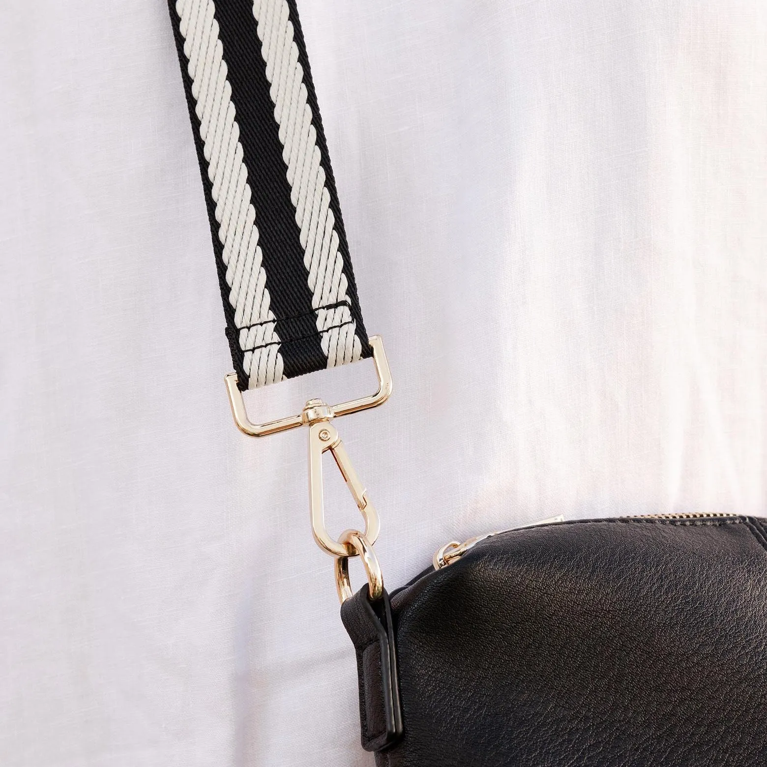 Stripe Webbing Guitar Strap
