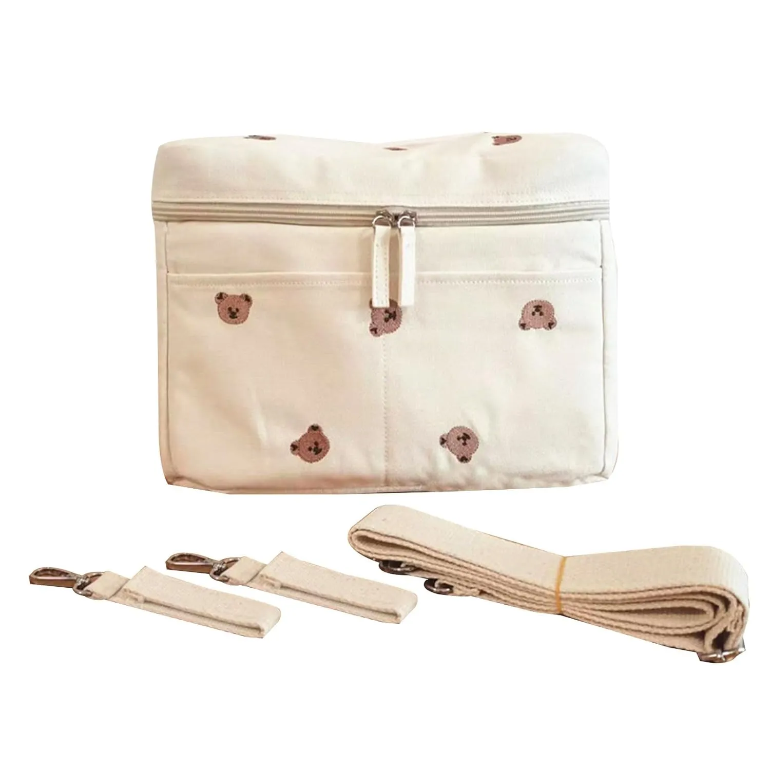 Stroller Portable Feeding Bottle Thermal Insulation Storage Bags Multi-Use Pushchair Pram Travel Bag