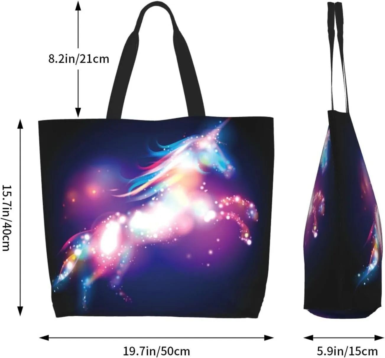Thanksgiving Turkey Tote Bag Casual Portable Shoulder Bags Reusable Handbag For Women Travel Shopping