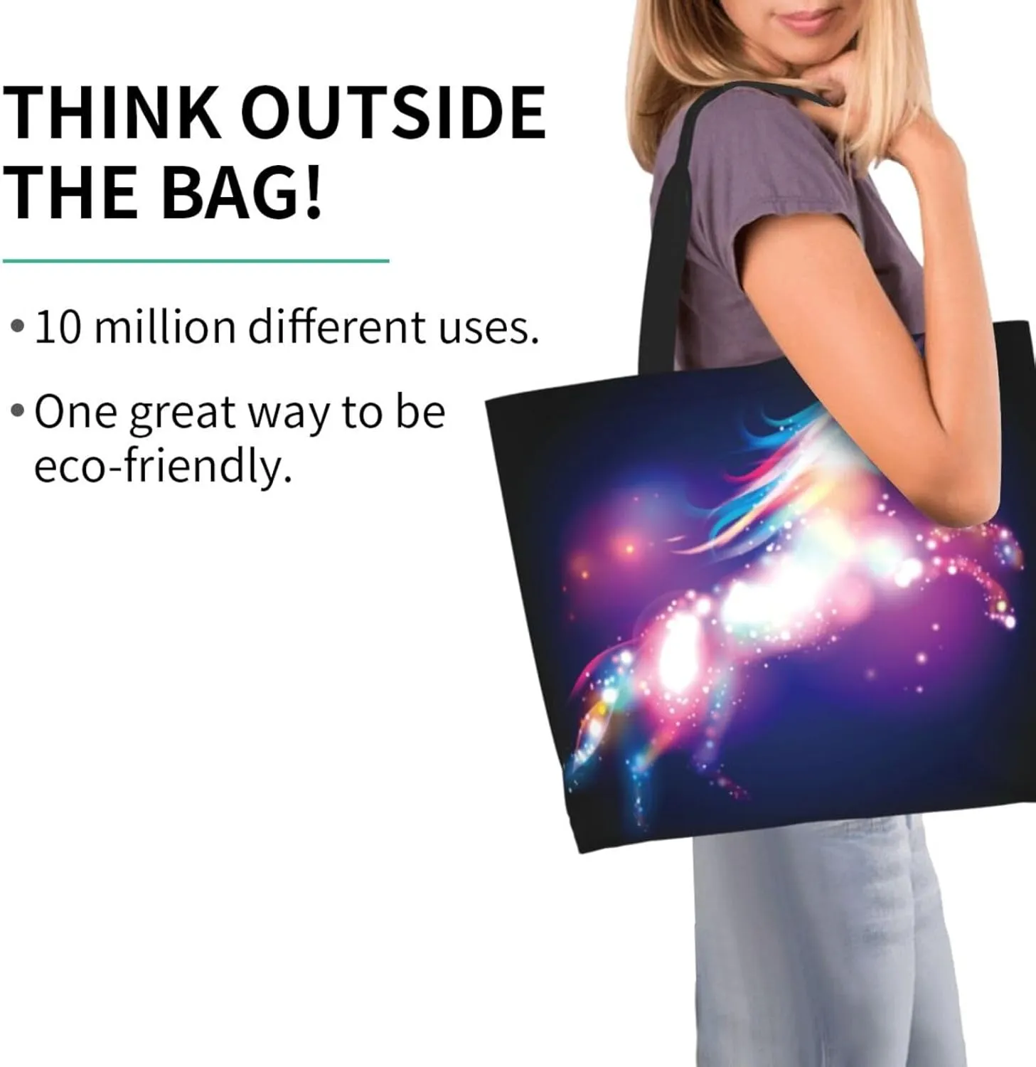 Thanksgiving Turkey Tote Bag Casual Portable Shoulder Bags Reusable Handbag For Women Travel Shopping