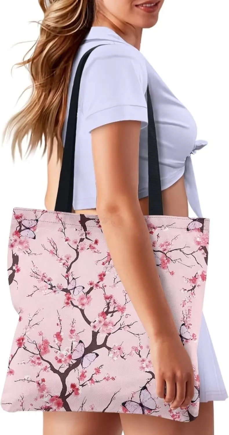 Tote Bag for Women Large Groceries Canvas Bags Patterned Canvas Tote Bag