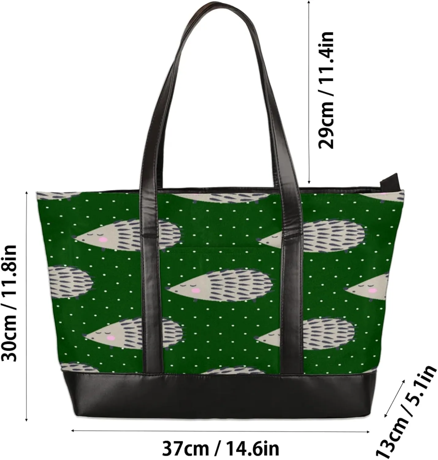 Tote Bag for Women with Zipper, Laptop Tote Bags Laptop Sleeve Case Shoulder Bag Messenger Bags
