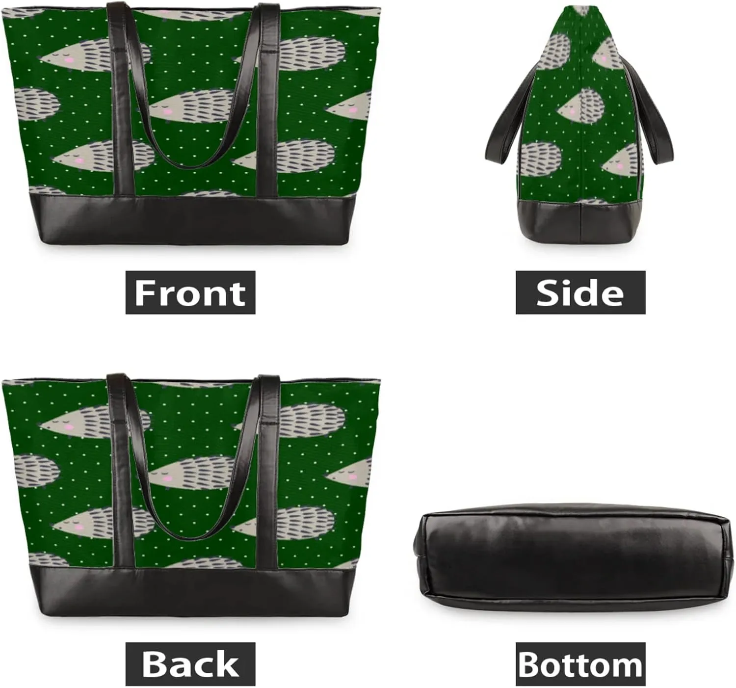 Tote Bag for Women with Zipper, Laptop Tote Bags Laptop Sleeve Case Shoulder Bag Messenger Bags