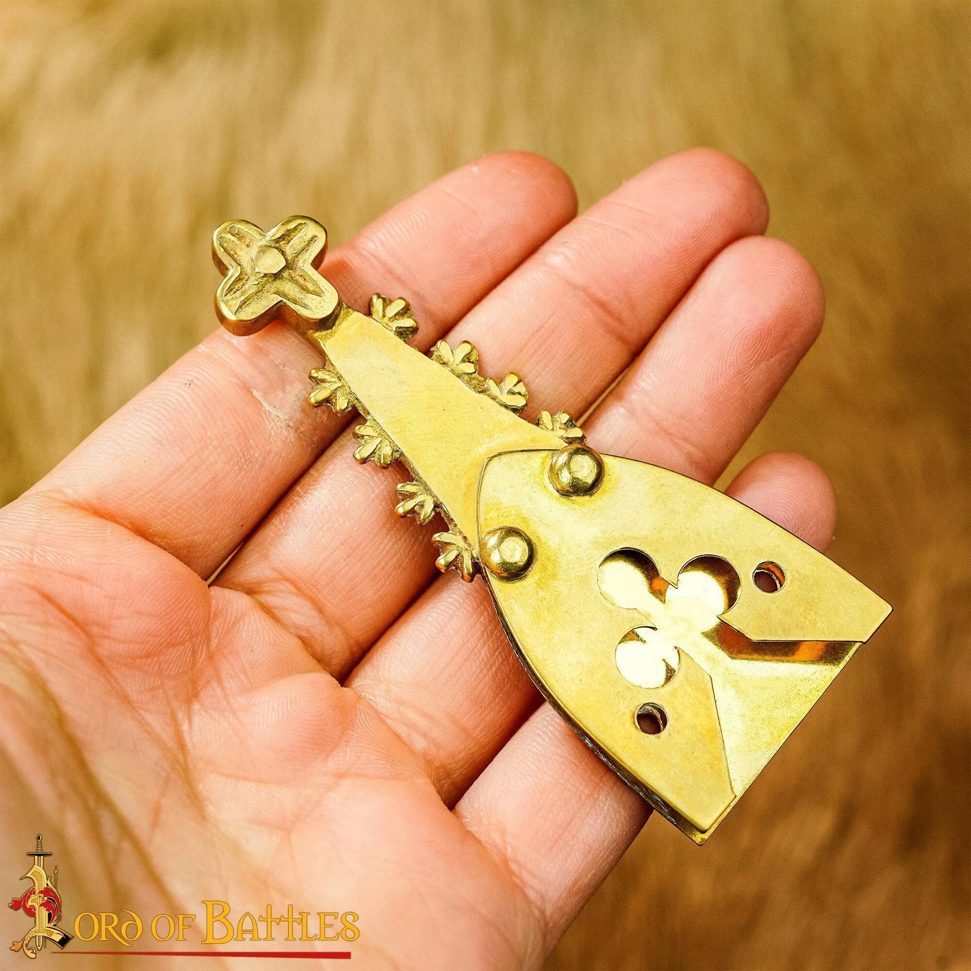 Trefoil Medieval Strap End