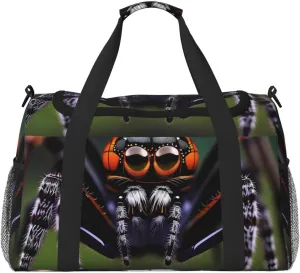 Tropical Rainforest Spiders Hand Travel Bag.Fashionable Design, Large Storage Capacity, Suitable For Business Trips And Short Trips.