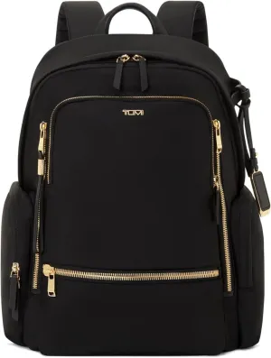 TUMI - Voyageur Celina Backpack - Travel Backpack for Women - For Business, Commute - Holds Up to 16" Laptop - Black & Gold Hardware