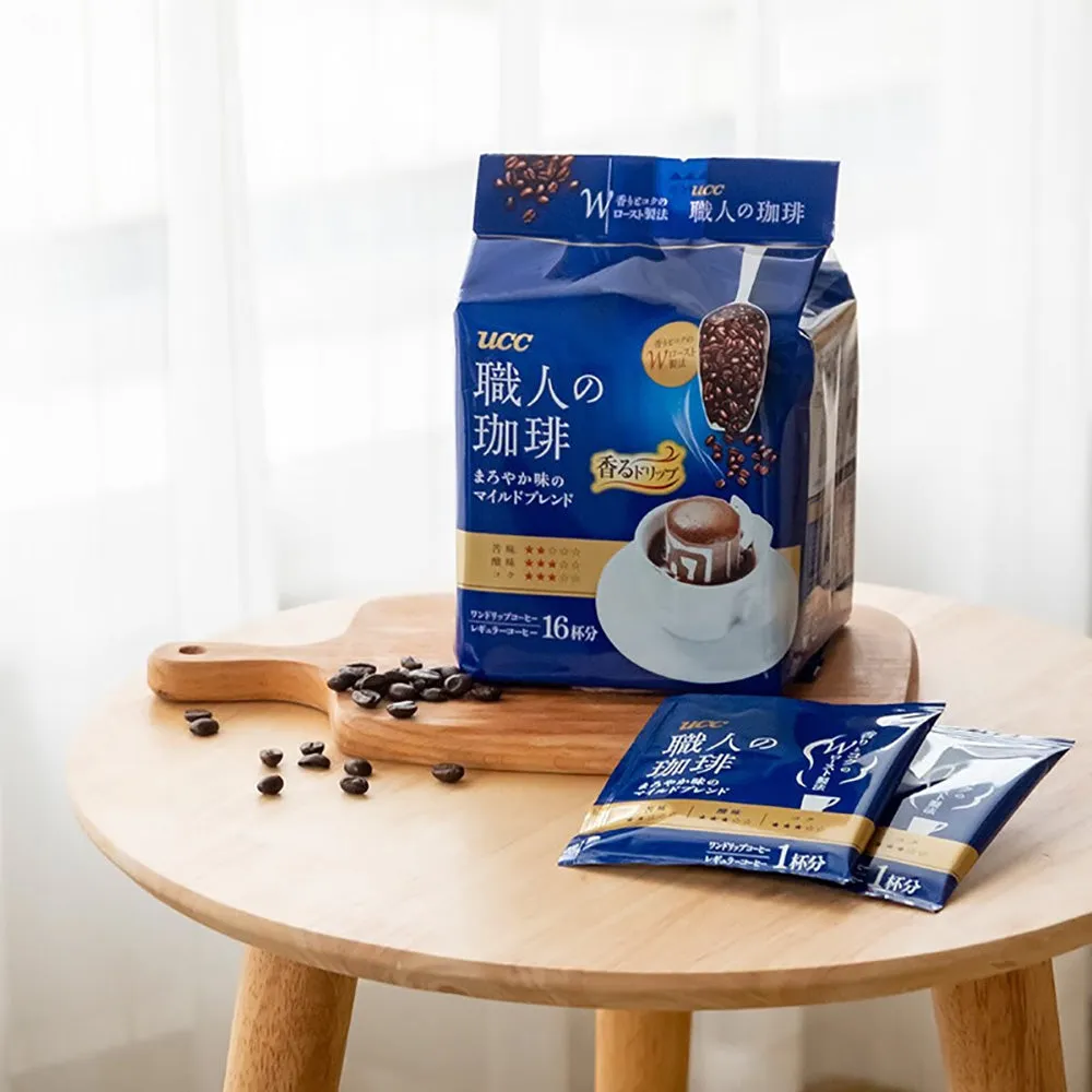 UCC Drip Coffee Bags - Mild Blend, 16 Servings