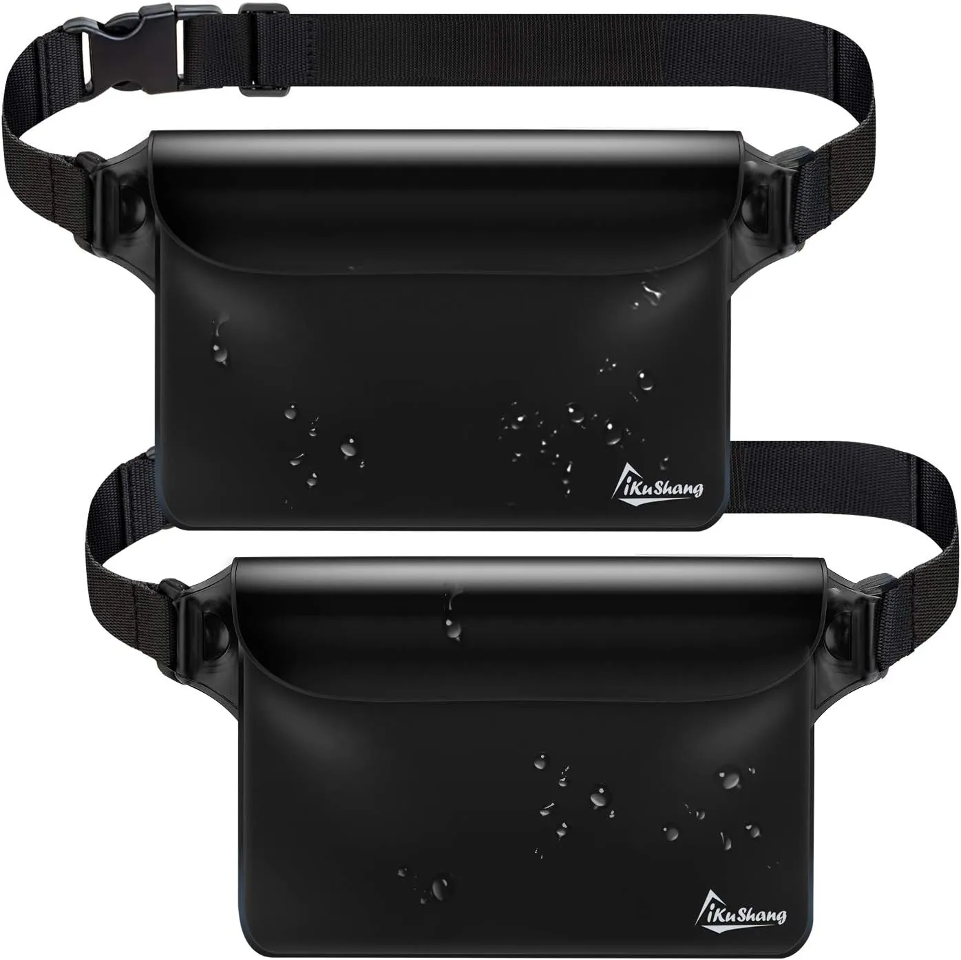 Waterproof Fanny Pack, Waterproof Pouch for Phone Passport Wallet Purse with Waist strap, Ideal for Swimming Boating Fishing Diving Beach