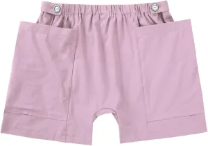 WEEOATAR Women Ostomy Pants Patient Underwear Incontinence Care Shorts,2 Side Pockets to Store Urine Bags Easy to Use,Fistula Pants for Nephrostomy,Suprapubic and Biliary Catheters(Purple,XL)