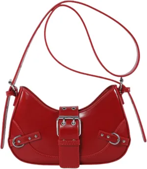 Women's Casual Shoulder Bag - Stylish Crossbody Purse with Comfortable Handles, Magnetic Closure, Adjustable Strap