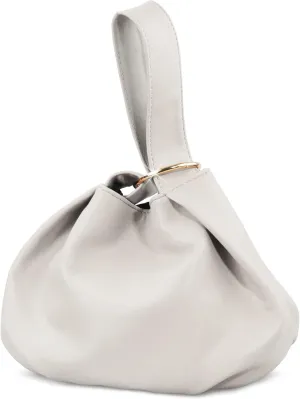 Women's Clutch Soft Vegan Leather Hobo Top Handle Bag Small Tote Purse