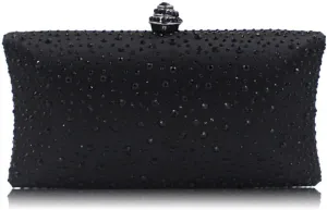 Women's Evening Bag Sparkling Rhinestone Wedding Evening Party Clutch Handbag Purse Chain Shoulder Crossbody Bag