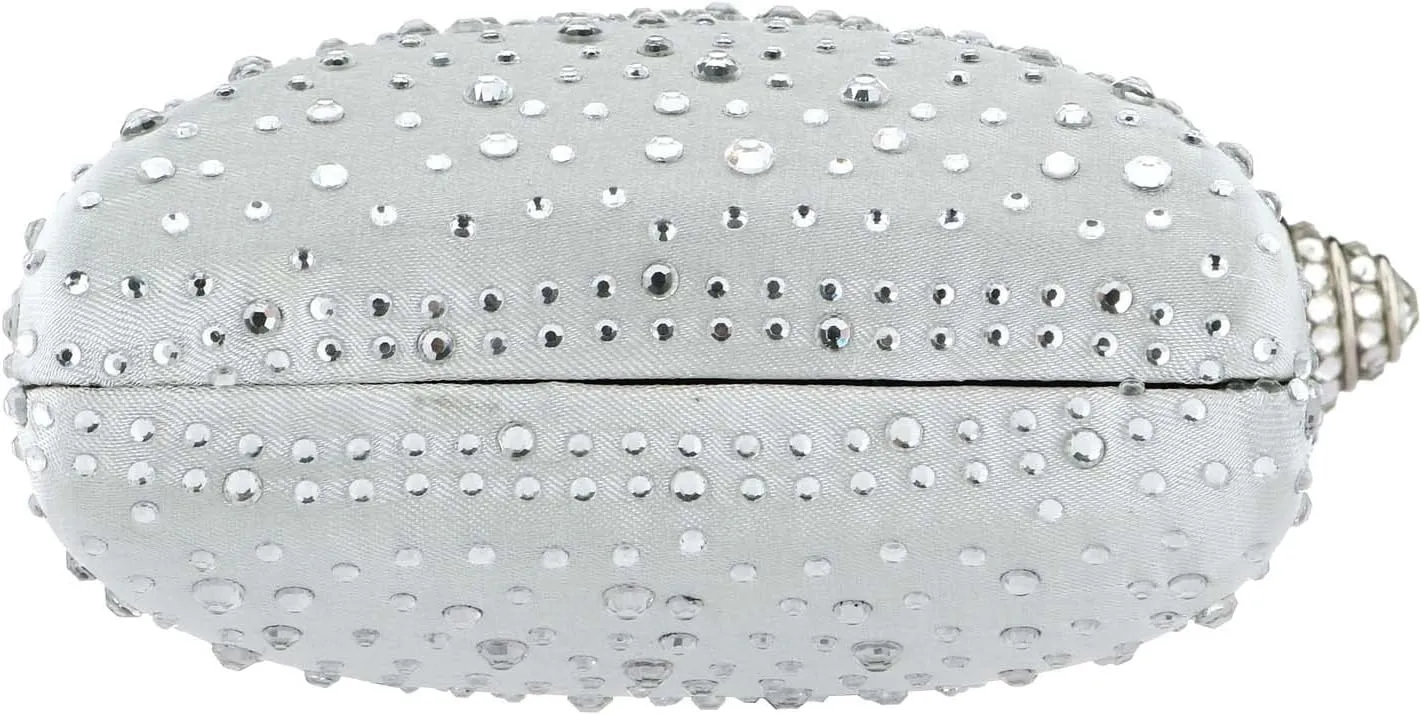 Women's Evening Bag Sparkling Rhinestone Wedding Evening Party Clutch Handbag Purse Chain Shoulder Crossbody Bag