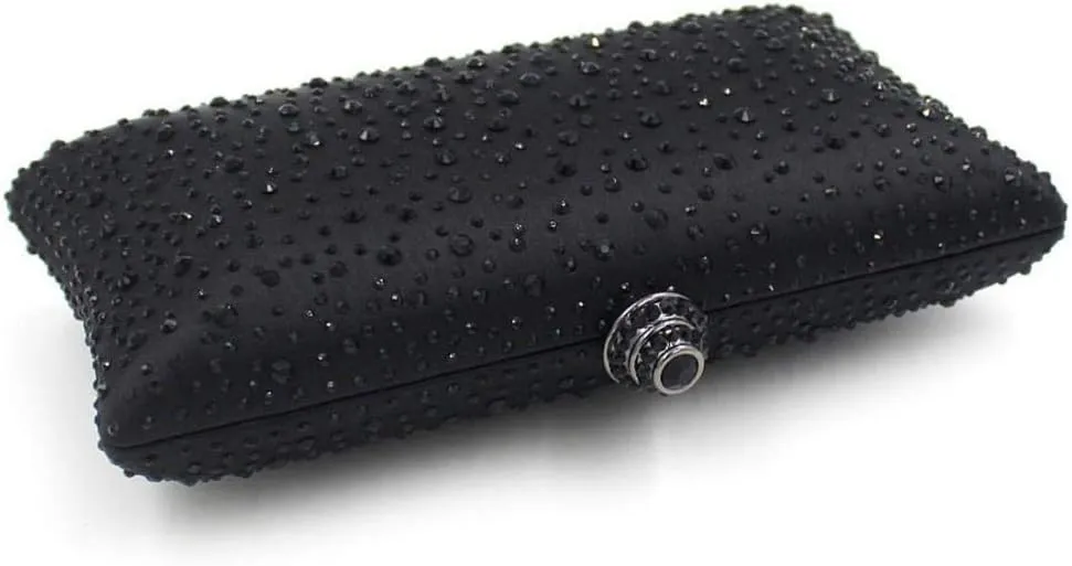 Women's Evening Bag Sparkling Rhinestone Wedding Evening Party Clutch Handbag Purse Chain Shoulder Crossbody Bag