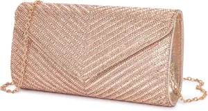 Women's Evening Handbags Envelope Clutch Purses Ladies Crossbody Bags Rhinestone Wedding Bag Shoulder Bag for Women