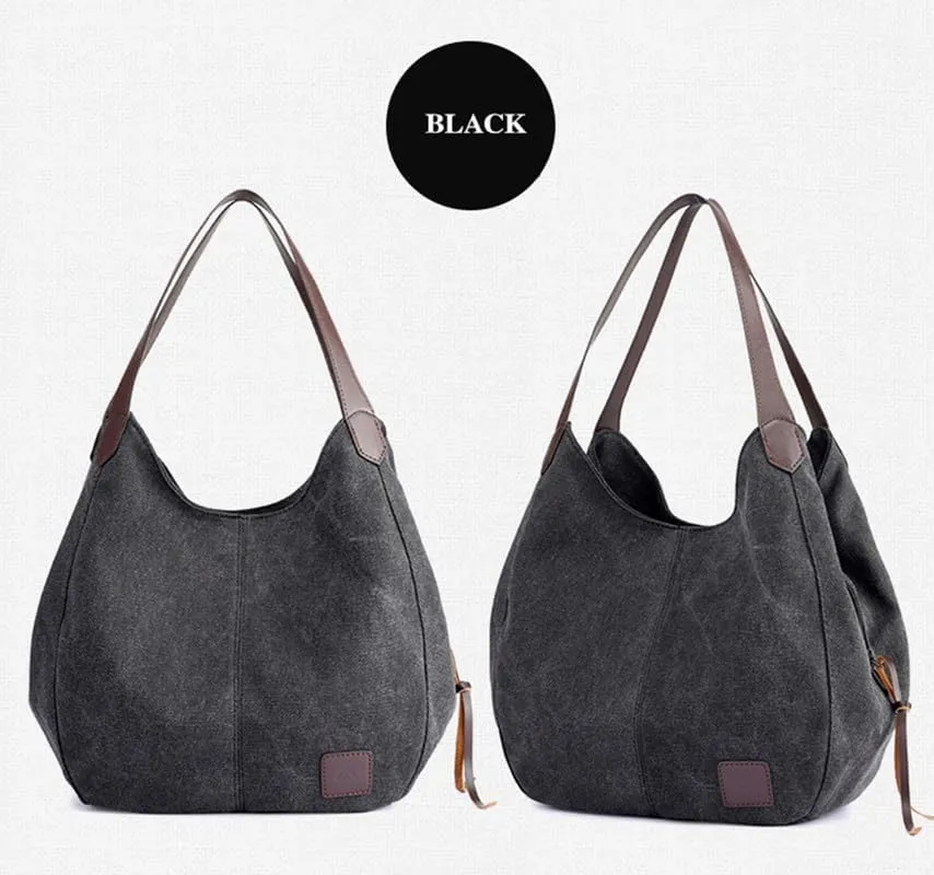 Womens Purses and Handbags Soft and Breathable Shoulder Bag for Women Tote Bag Canvas Hobo Bags Ladies Handbags