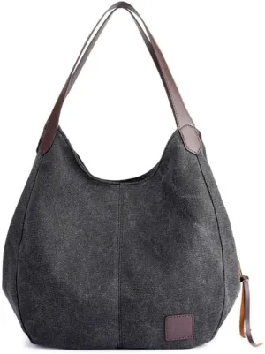 Womens Purses and Handbags Soft and Breathable Shoulder Bag for Women Tote Bag Canvas Hobo Bags Ladies Handbags