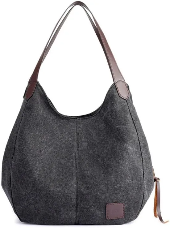Womens Purses and Handbags Soft and Breathable Shoulder Bag for Women Tote Bag Canvas Hobo Bags Ladies Handbags