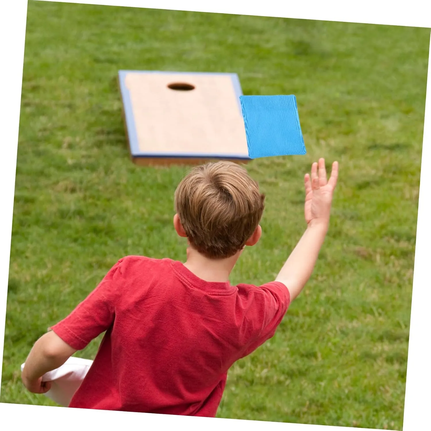 YARNOW Bean Bag Toss Game Bean Bags for Family Fun Outdoor Party Game Supplies Non Filled Tossing for Skill